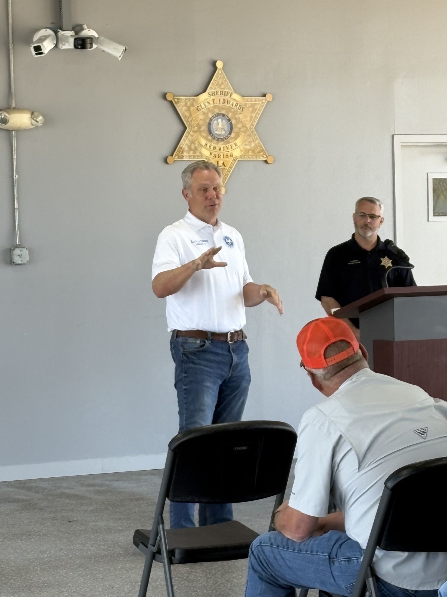 Representative Bamburg speaking at the groundbreaking ceremony